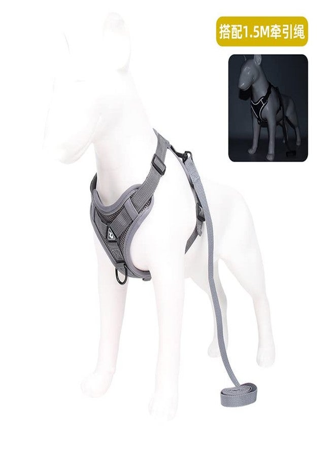 Shopurb Dog Harness No Pull, Walking Pet Harness with 2 Metal Rings and Handle Adjustable Reflective Breathable Oxford Soft Vest Easy Control Front Clip for Small Dogs and Puppy - Image 3